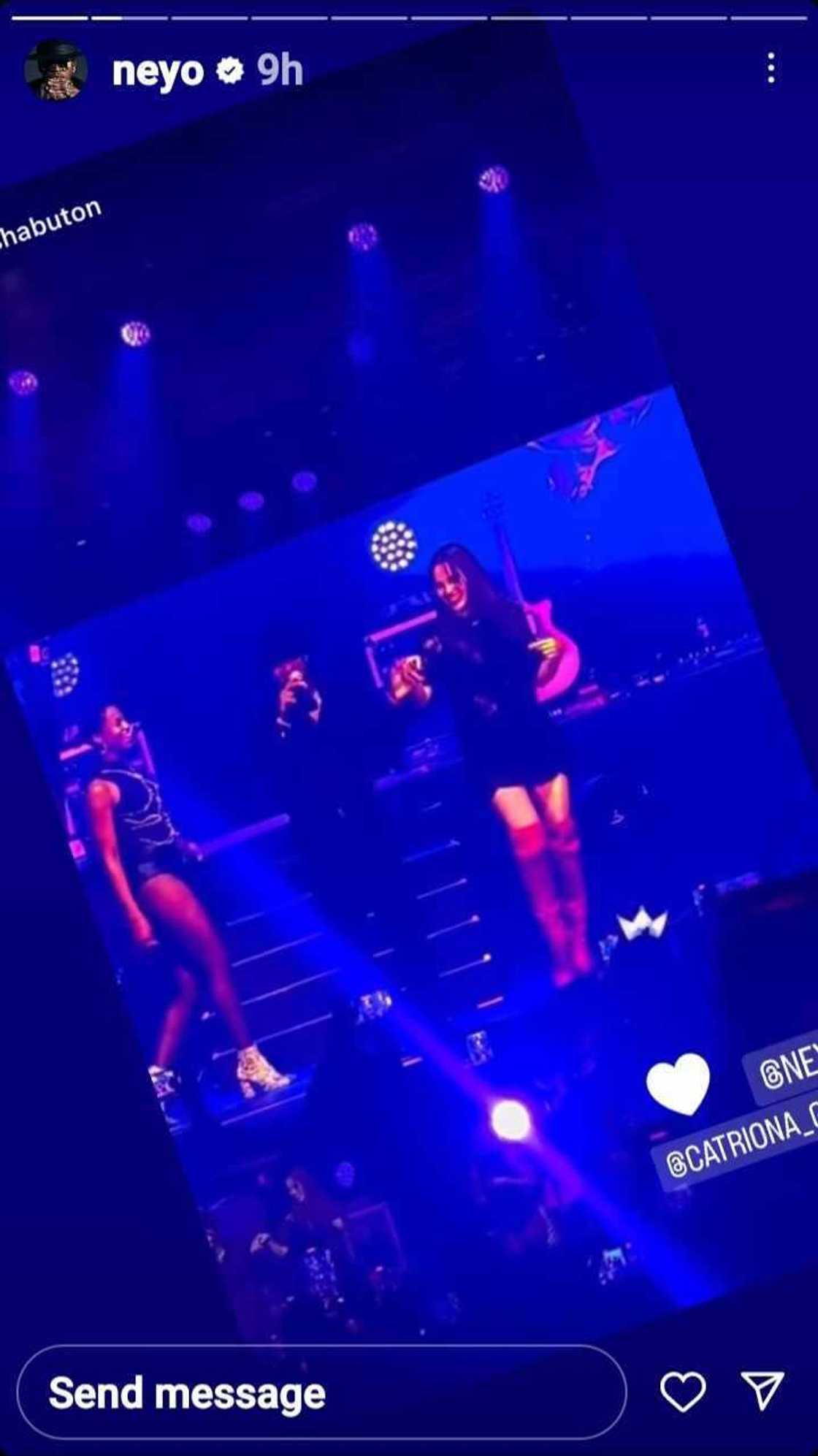 Catriona Gray, Ne-Yo post about their viral reunion at R&B singer’s Manila concert