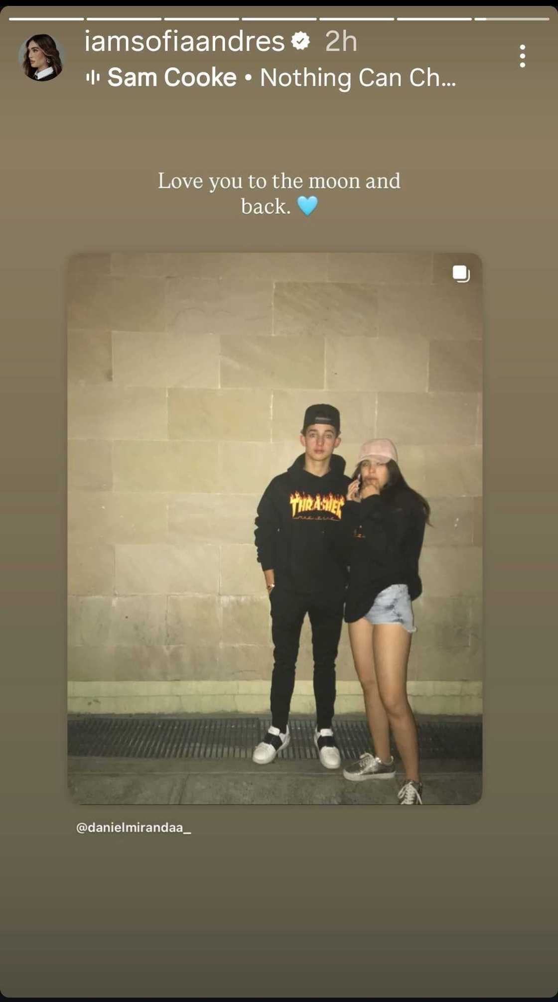 Sofia Andres warmly reacts to Daniel Miranda’s romantic post