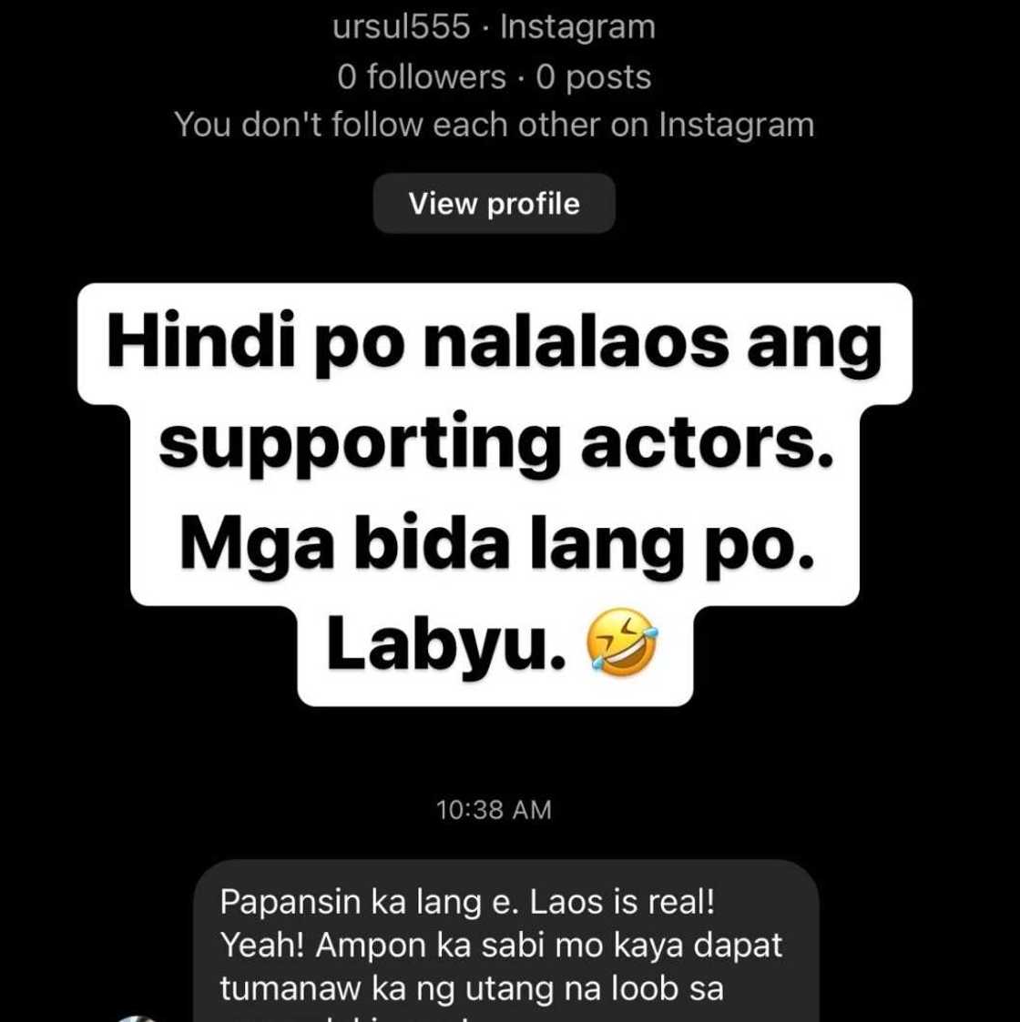 Matet De Leon lectures basher who called her “laos” amid rift with Nora Aunor Matet De Leon lectures basher who called her “laos” amid rift with Nora Aunor