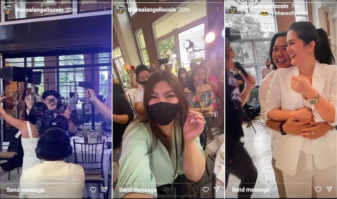 Angel Locsin, ipinasilip ang gender reveal party ni Dimples Romana Angel Locsin, ipinasilip ang gender reveal party ni Dimples Romana