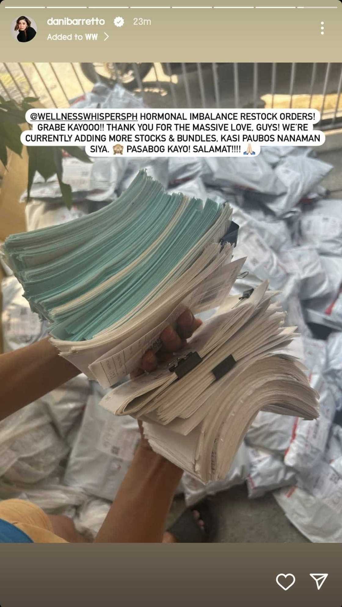 Dani Barretto, ibinida ang mga waybills ng kanyang negosyo: "Grabe kayo" Dani Barretto, ibinida ang mga waybills ng kanyang negosyo: "Grabe kayo"