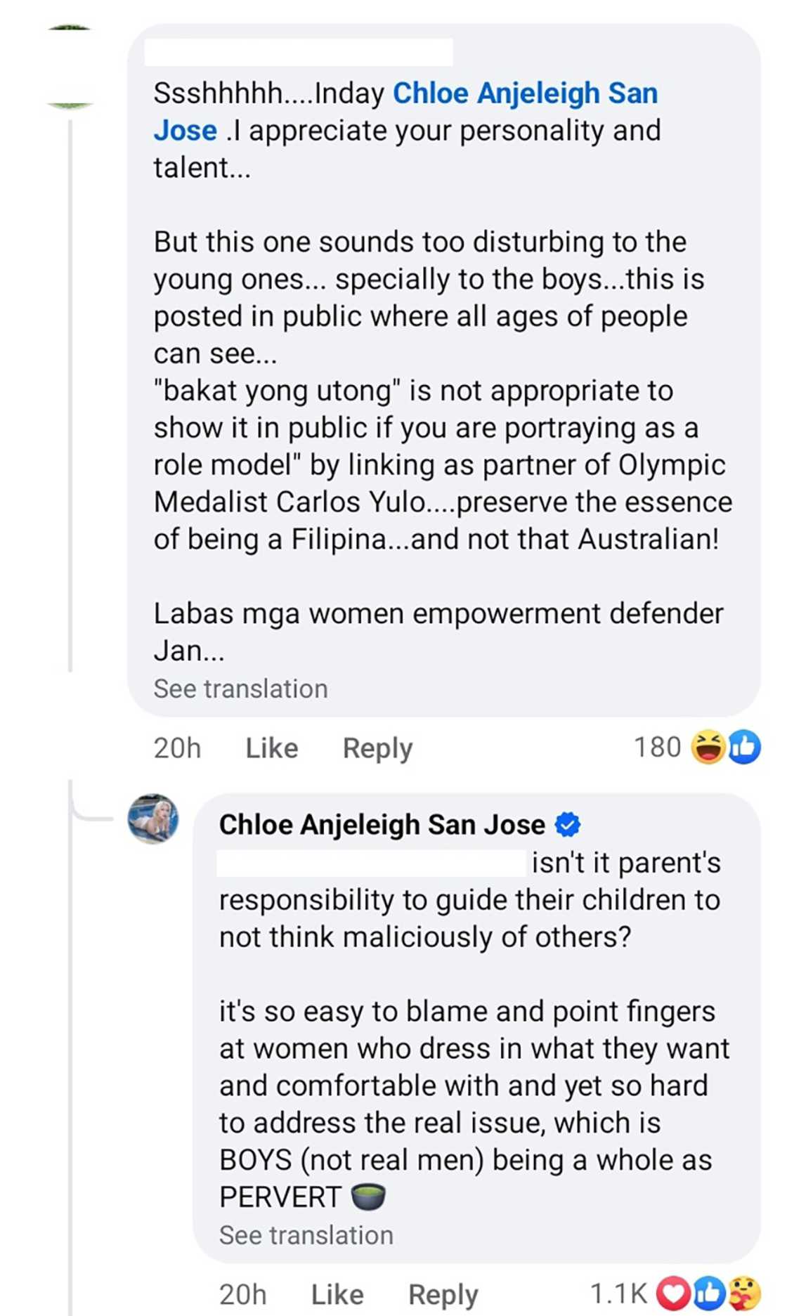 Chloe San Jose, naniniwalang gabayan dapat ng magulang mga anak sa pagtingin ng mga pics Chloe San Jose, naniniwalang gabayan dapat ng magulang mga anak sa pagtingin ng mga pics