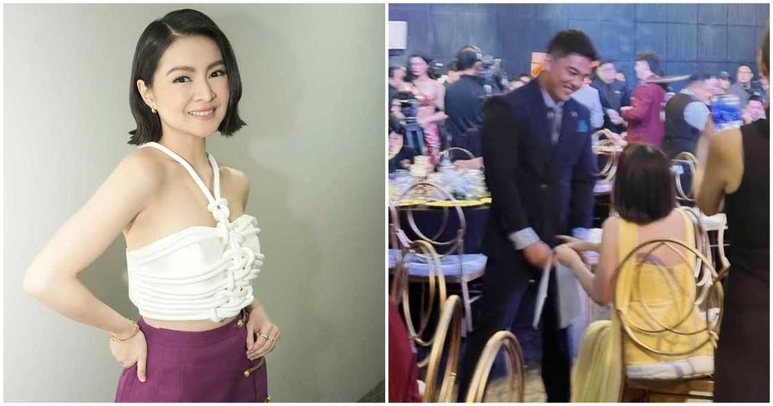 Barbie Forteza and Jak Roberto cross paths at GMA's Beyond 75 event Barbie Forteza and Jak Roberto cross paths at GMA's Beyond 75 event