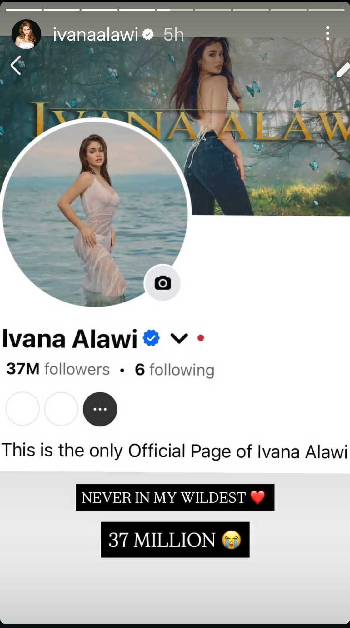 Ivana Alawi on her latest achievement: "Never in my wildest"