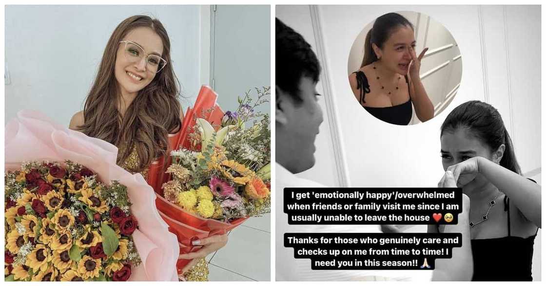 Kris Bernal, emosyonal, naiyak matapos bisitahin ng kanyang kaibigan Kris Bernal, emosyonal, naiyak matapos bisitahin ng kanyang kaibigan