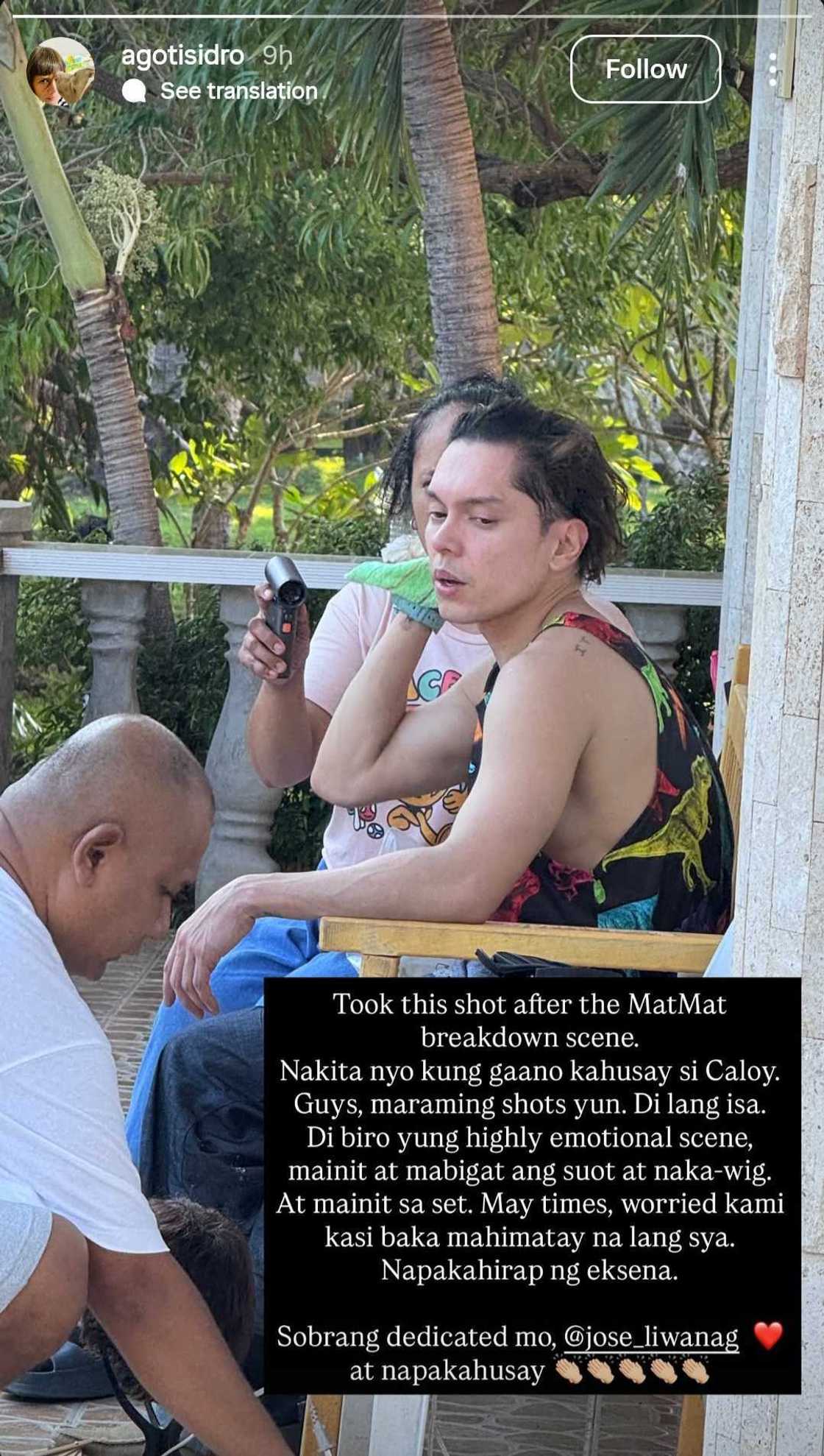 Agot Isidro, ibinunyag kung bakit maraming nag-alala sa 'Matmat Breakdown' scene ni Carlo Aquino Agot Isidro, ibinunyag kung bakit maraming nag-alala sa 'Matmat Breakdown' scene ni Carlo Aquino