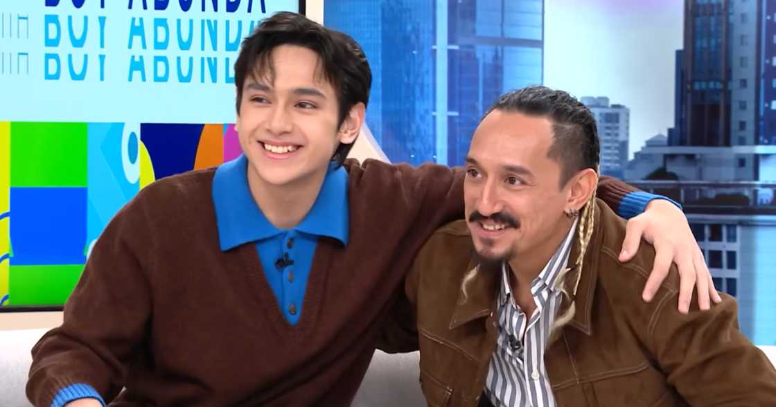 Heath Jornales at Michael Roy Jornales, may nakakaantig na promises para sa isa't isa (Screenshot from Fast Talk with Boy Abunda via GMA Network) Heath Jornales at Michael Roy Jornales, may nakakaantig na promises para sa isa't isa (Screenshot from Fast Talk with Boy Abunda via GMA Network)