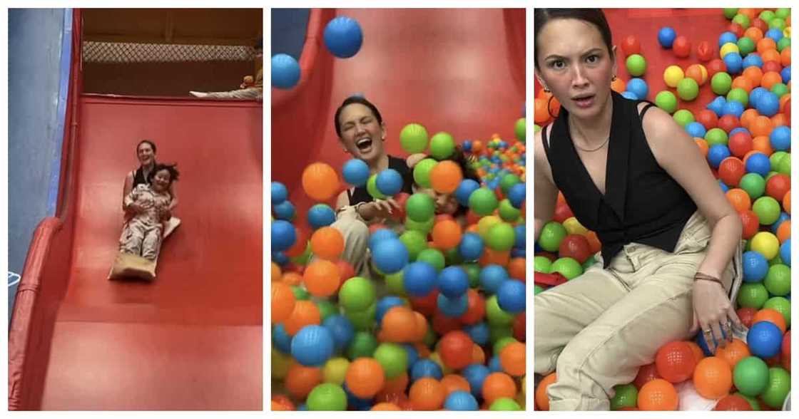 Video ng reaksyon ni Ellen Adarna matapos nilang mag-slide ni Elias, viral na