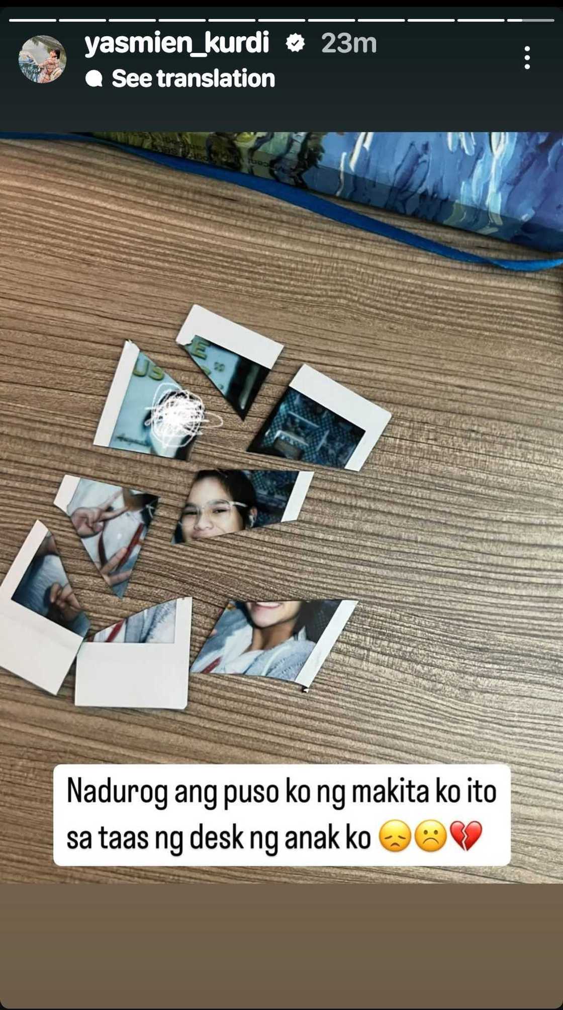 Yasmien Kurdi, nadurog ang puso sa nakita desk ni Ayesha