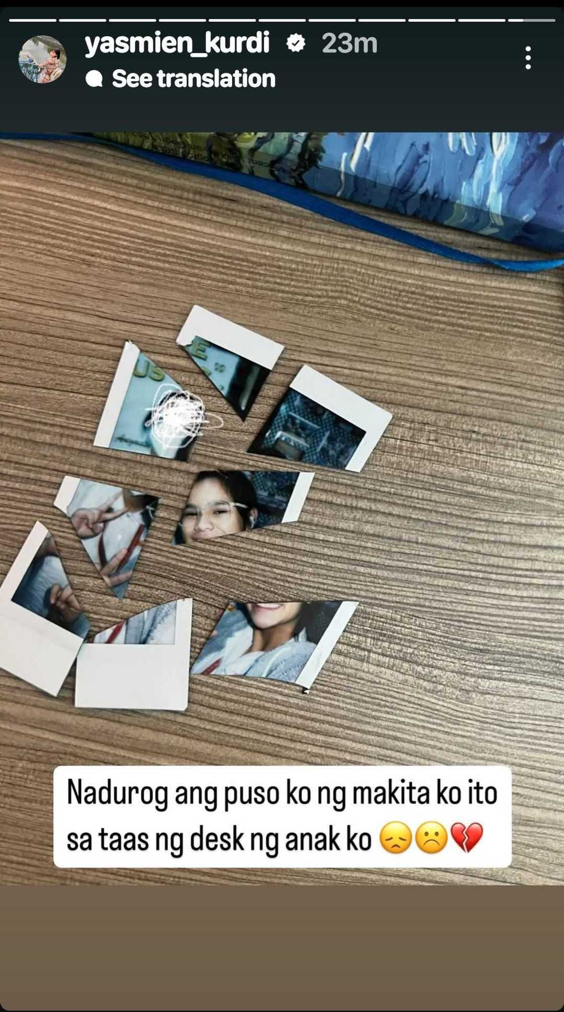Yasmien Kurdi, nadurog ang puso sa nakita desk ni Ayesha Yasmien Kurdi, nadurog ang puso sa nakita desk ni Ayesha