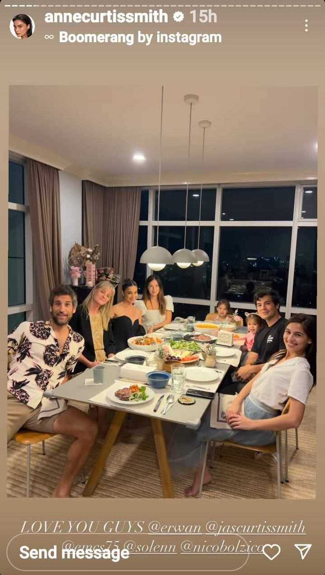 Videos of Anne Curtis’ birthday dinner with loved ones go viral Videos of Anne Curtis’ birthday dinner with loved ones go viral