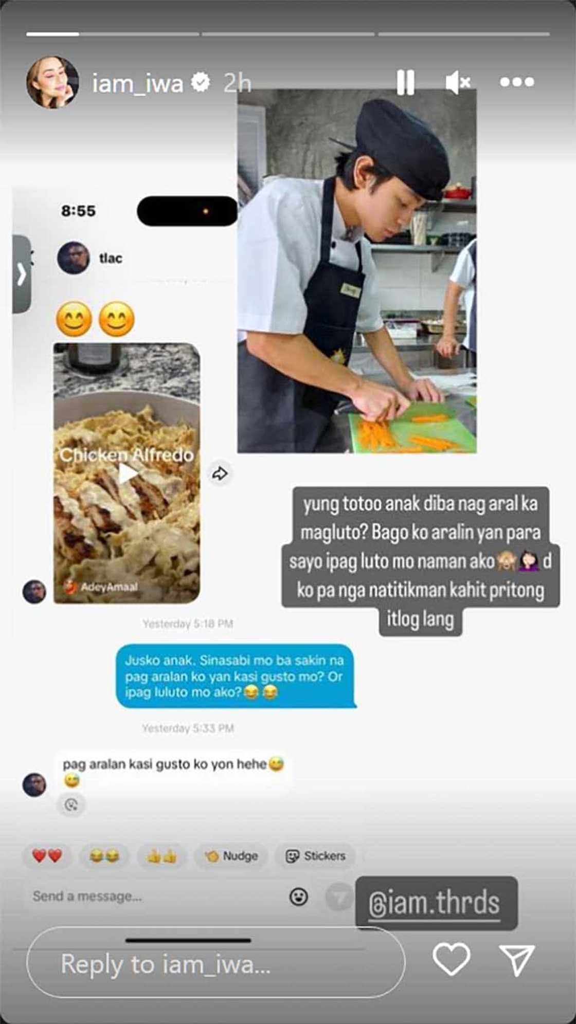 Iwa Moto, biniro si Thirdy Lacson sa paglalambing nito: “Bago ko aralin yan para sayo ipagluto mo naman ako” Iwa Moto, biniro si Thirdy Lacson sa paglalambing nito: “Bago ko aralin yan para sayo ipagluto mo naman ako”