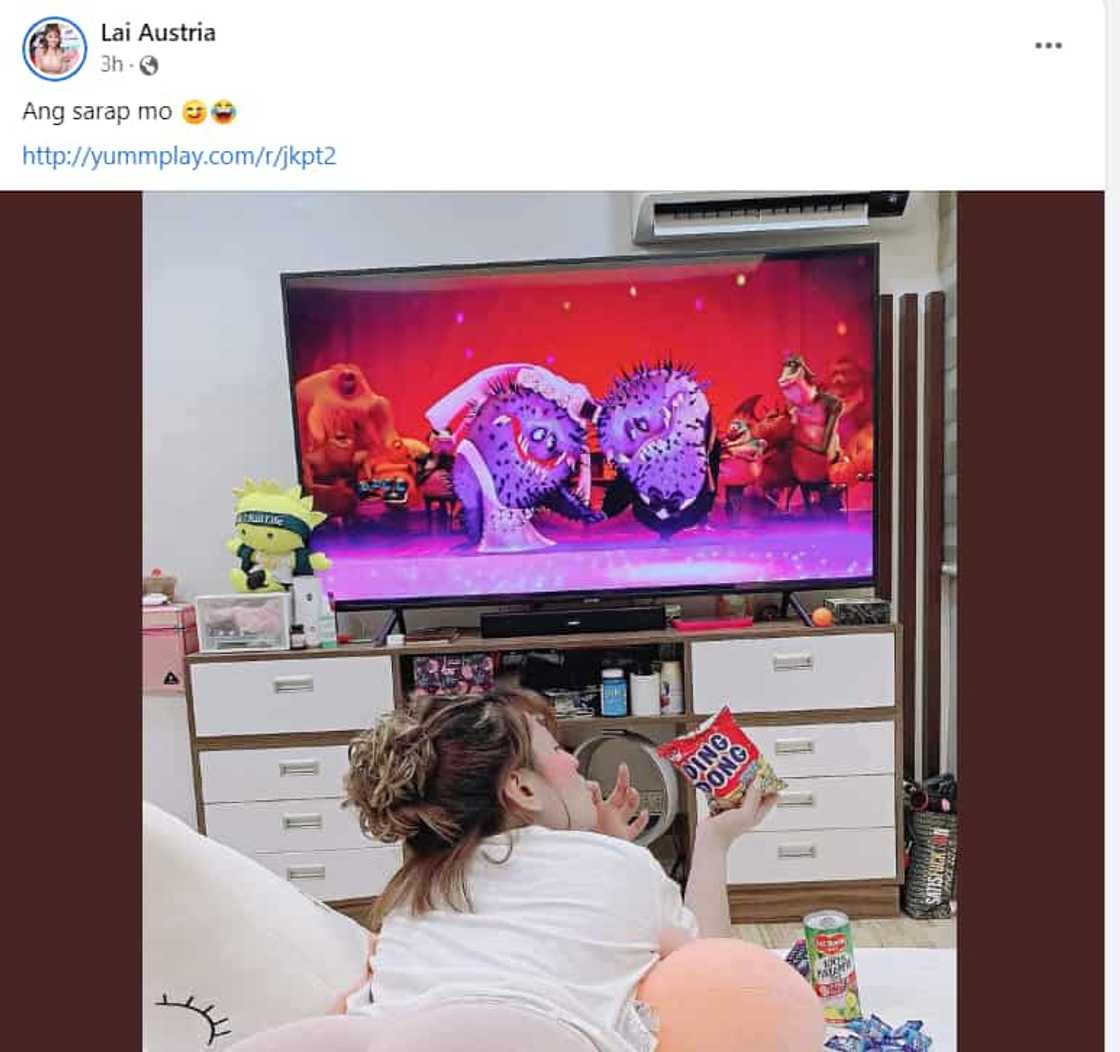 Lai Austria, muling naging usap-usapan sa kanyang post kung saan kumakain siya ng Ding D0ng Lai Austria, muling naging usap-usapan sa kanyang post kung saan kumakain siya ng Ding D0ng