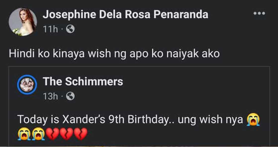 Ina ni Jho Rovero, emosyonal sa naging birthday wish ng kanyang apo