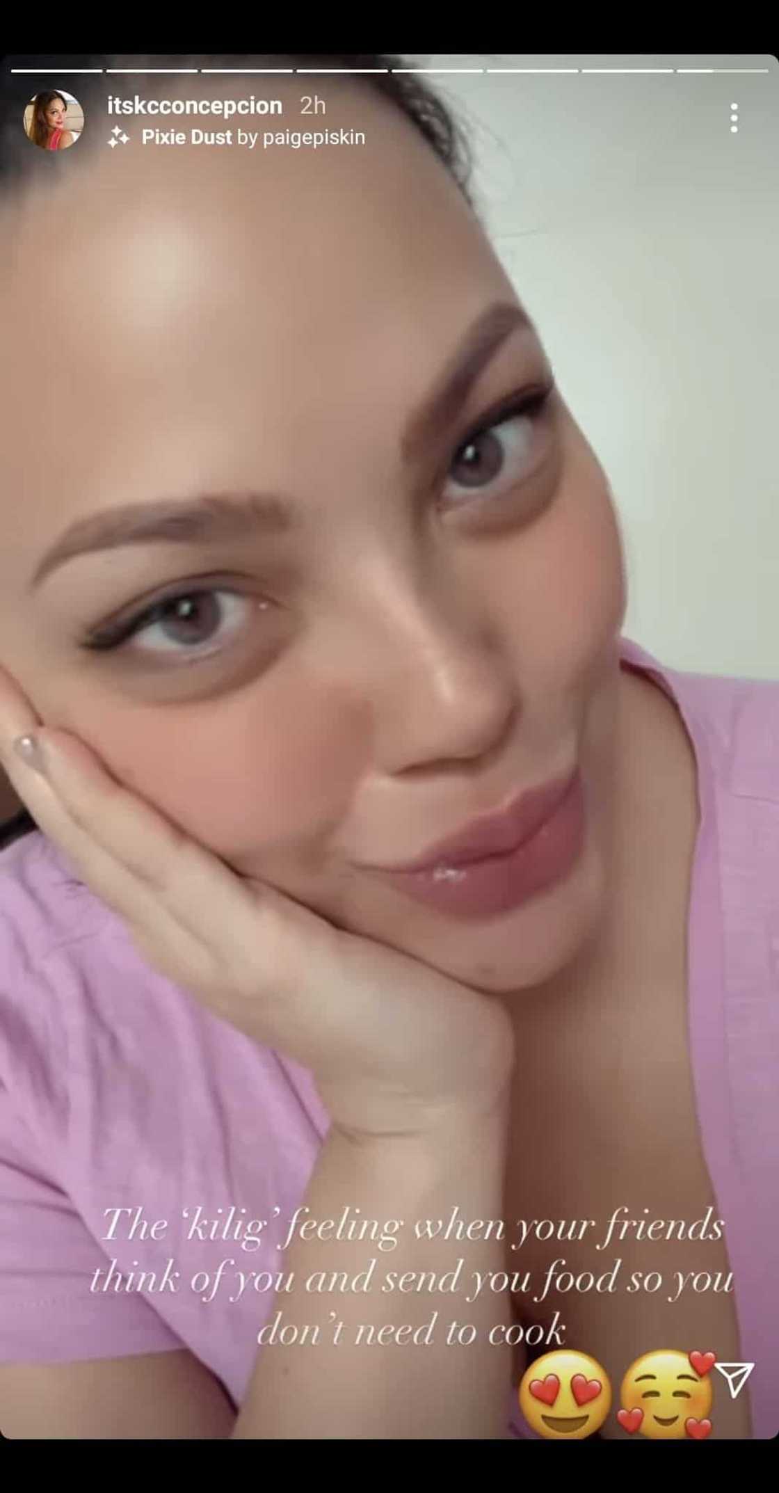 KC Concepcion talks about "kilig feeling" in viral online post KC Concepcion talks about "kilig feeling" in viral online post