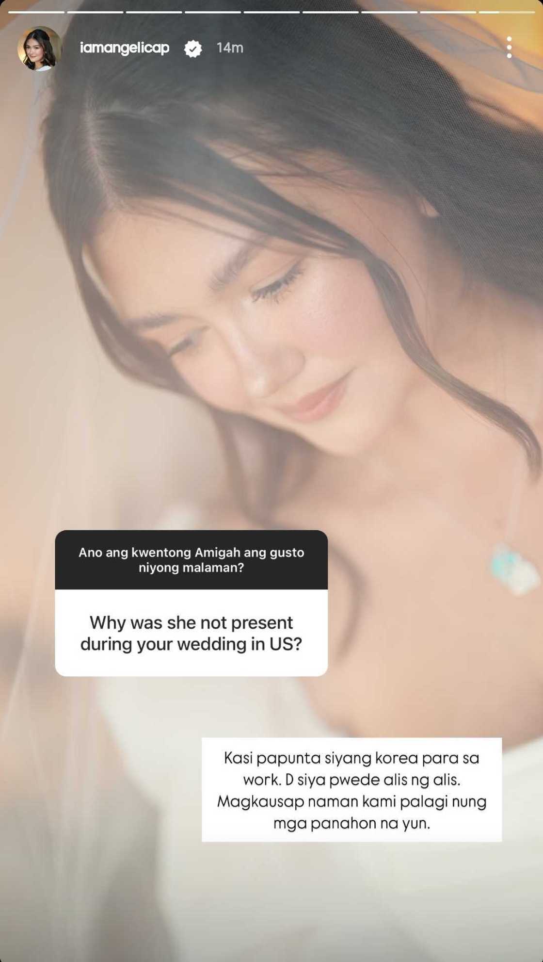 Angelica Panganiban, inilahad kung bakit wala si Glaiza de Castro sa US wedding niya Angelica Panganiban, inilahad kung bakit wala si Glaiza de Castro sa US wedding niya