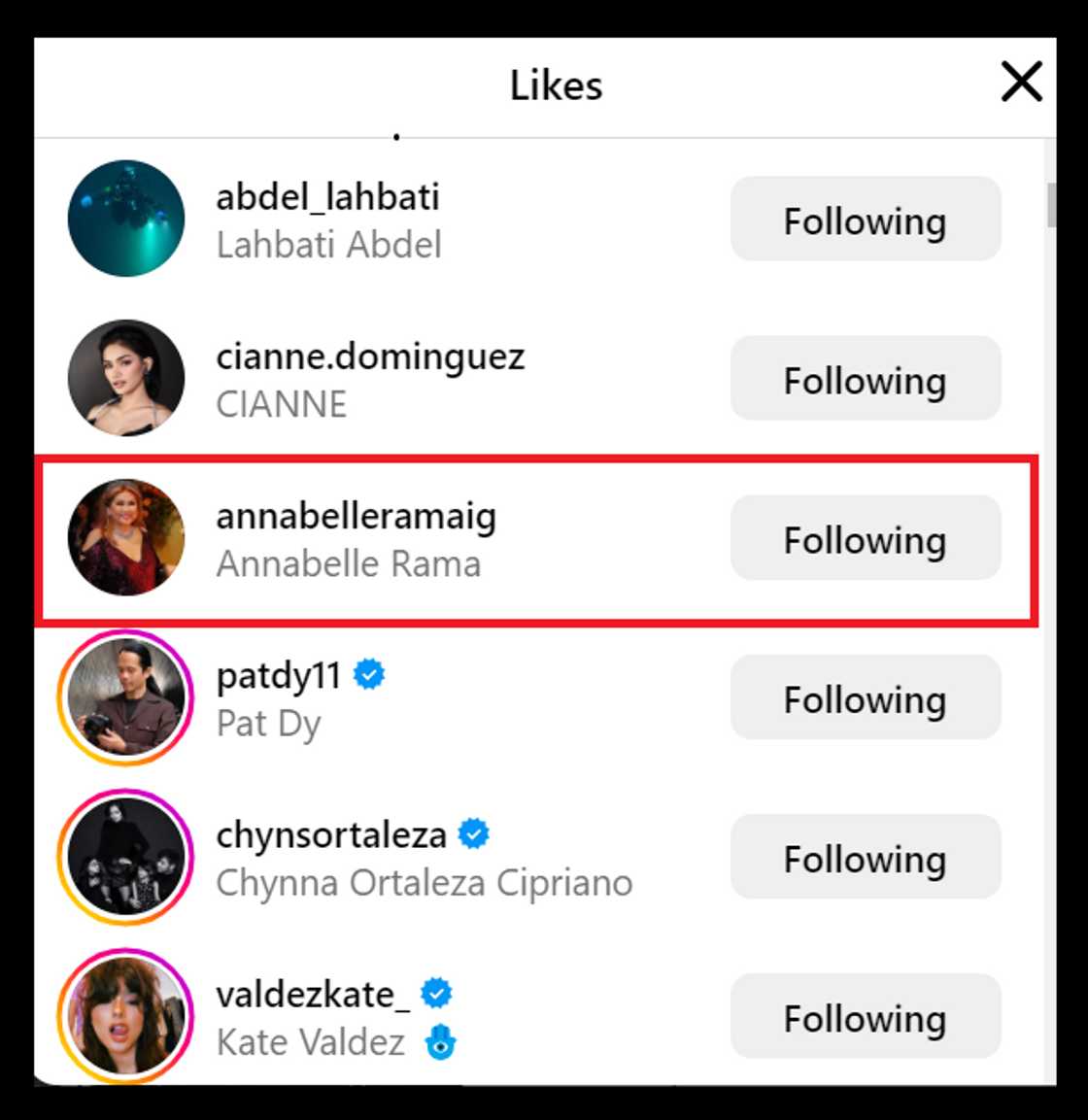 Annabelle Rama, pinusuan ang bagong post ni Sarah Lahbati Annabelle Rama, pinusuan ang bagong post ni Sarah Lahbati