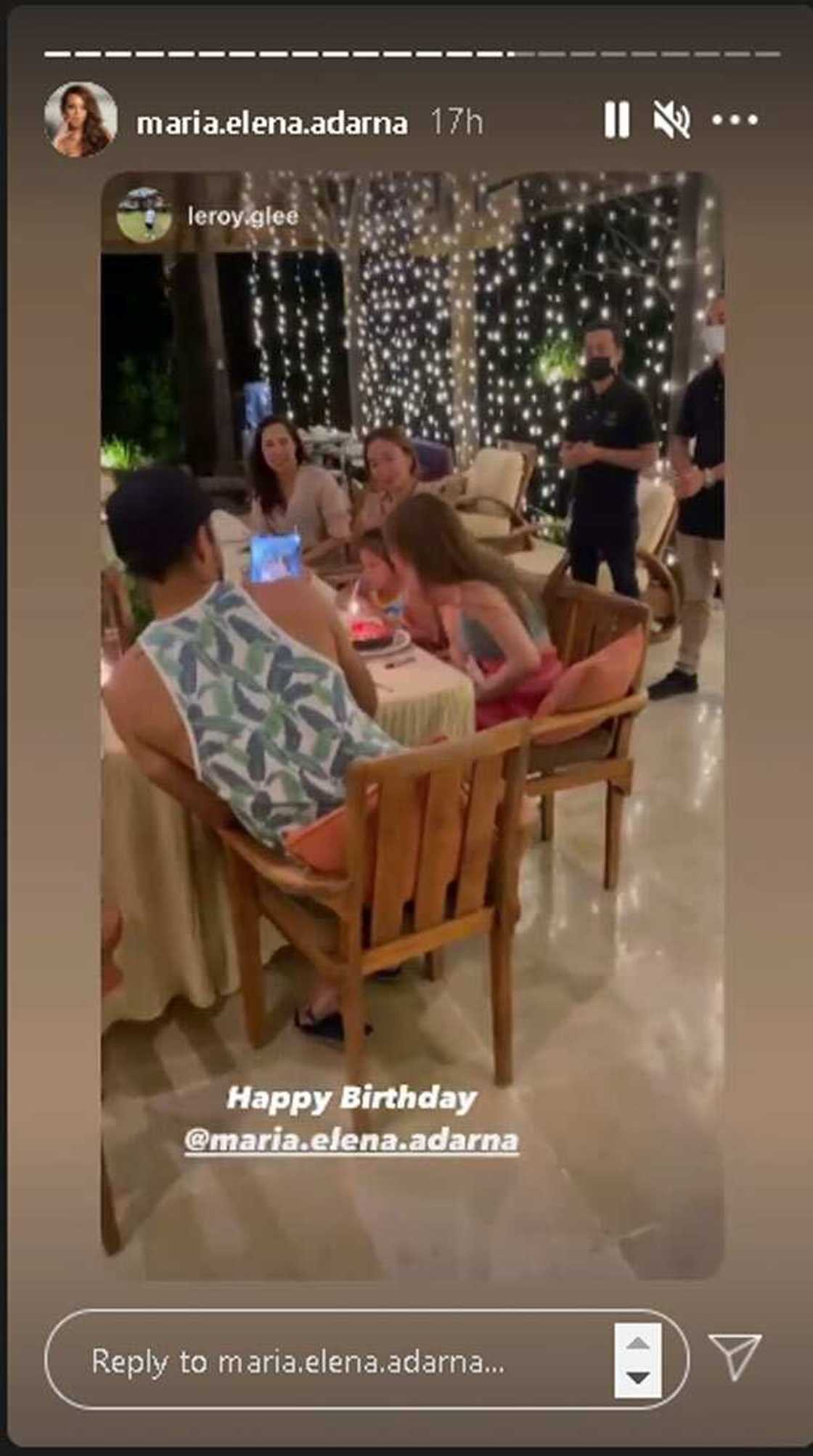 Video of touching moment Derek Ramsay lets Elias blow candle on Ellen's birthday cake Video of touching moment Derek Ramsay lets Elias blow candle on Ellen's birthday cake