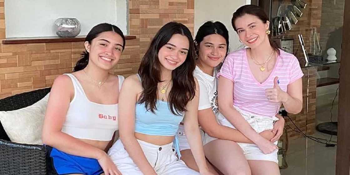 Diego Loyzaga takes 3 half-sisters to the beach; Sunshine Cruz reacts