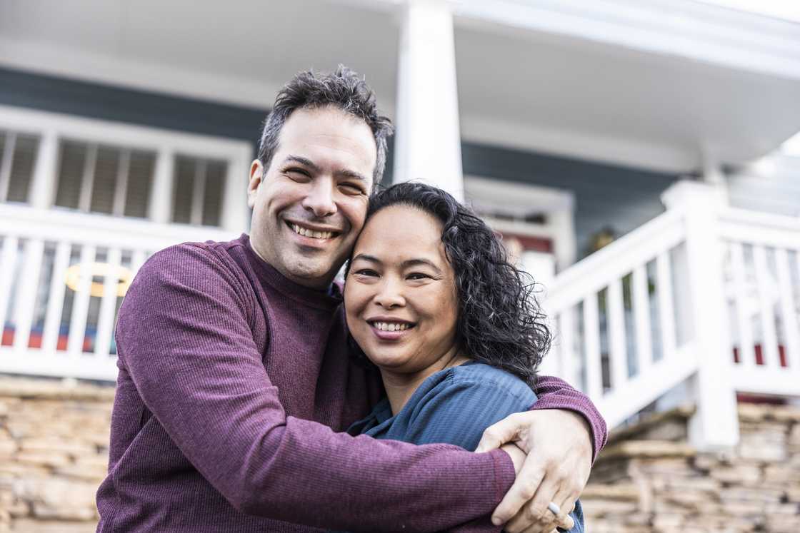 A man and his second wife