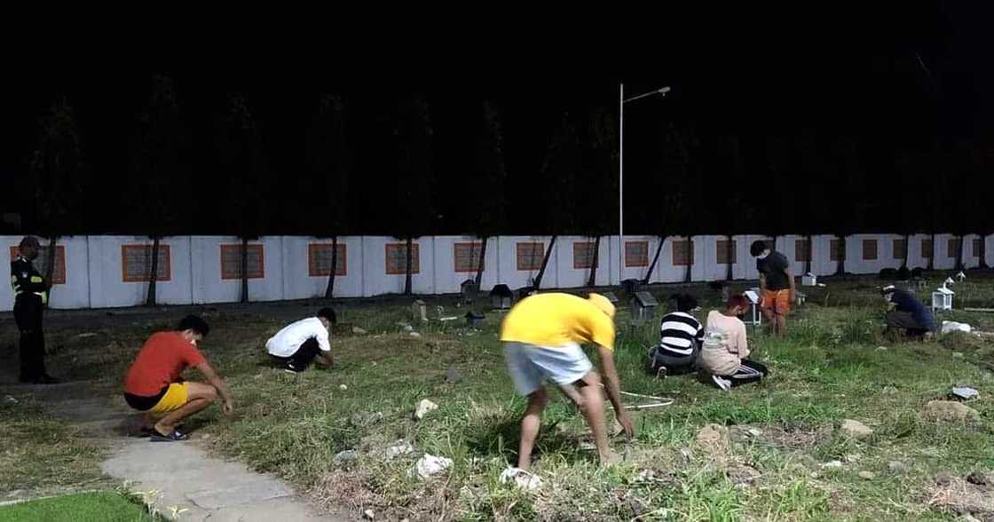 Nahuling health protocol violators sa Biñan, sa sementeryo ang kinabagsakan Nahuling health protocol violators sa Biñan, sa sementeryo ang kinabagsakan