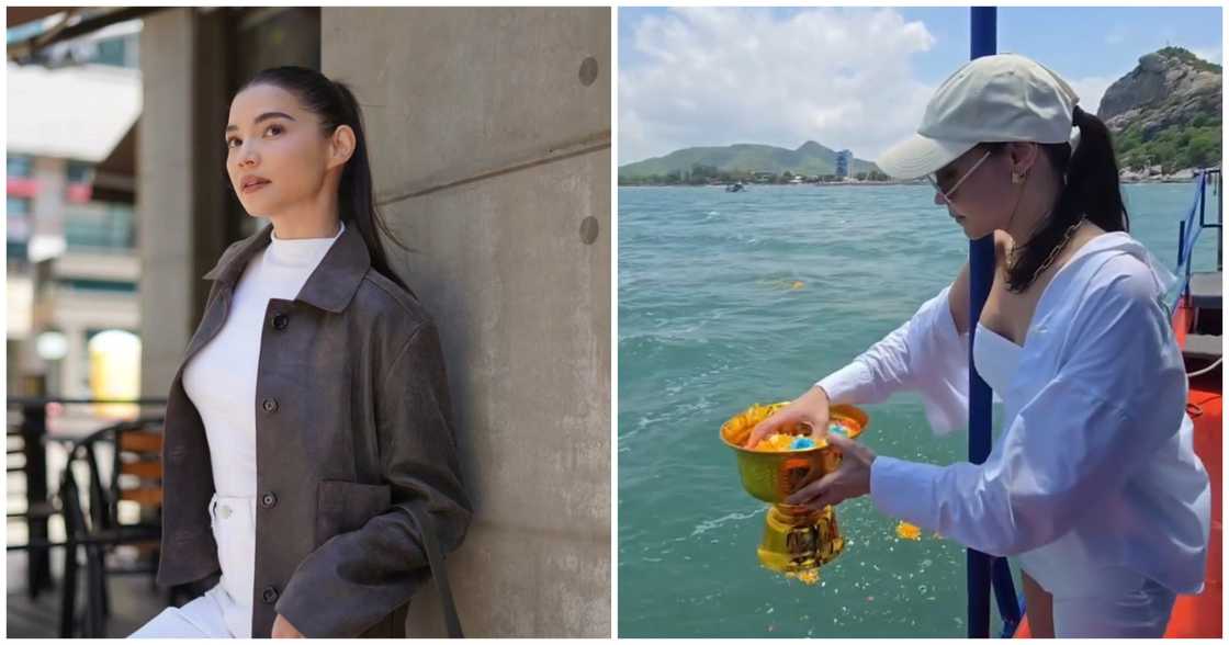 Rhian Ramos, nagbigay pasilip sa 'sea burial' ng kanyang lola sa Huahin Rhian Ramos, nagbigay pasilip sa 'sea burial' ng kanyang lola sa Huahin