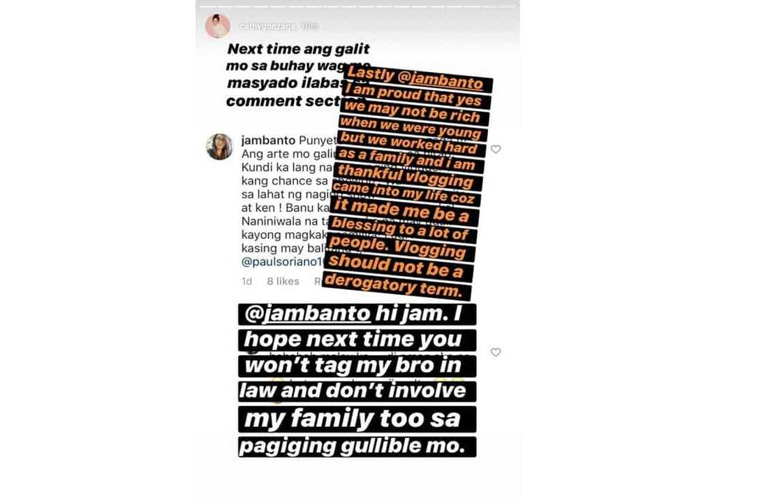 Alex Gonzaga has viral response to rude and below-the-belt comment of a netizen Alex Gonzaga has viral response to rude and below-the-belt comment of a netizen