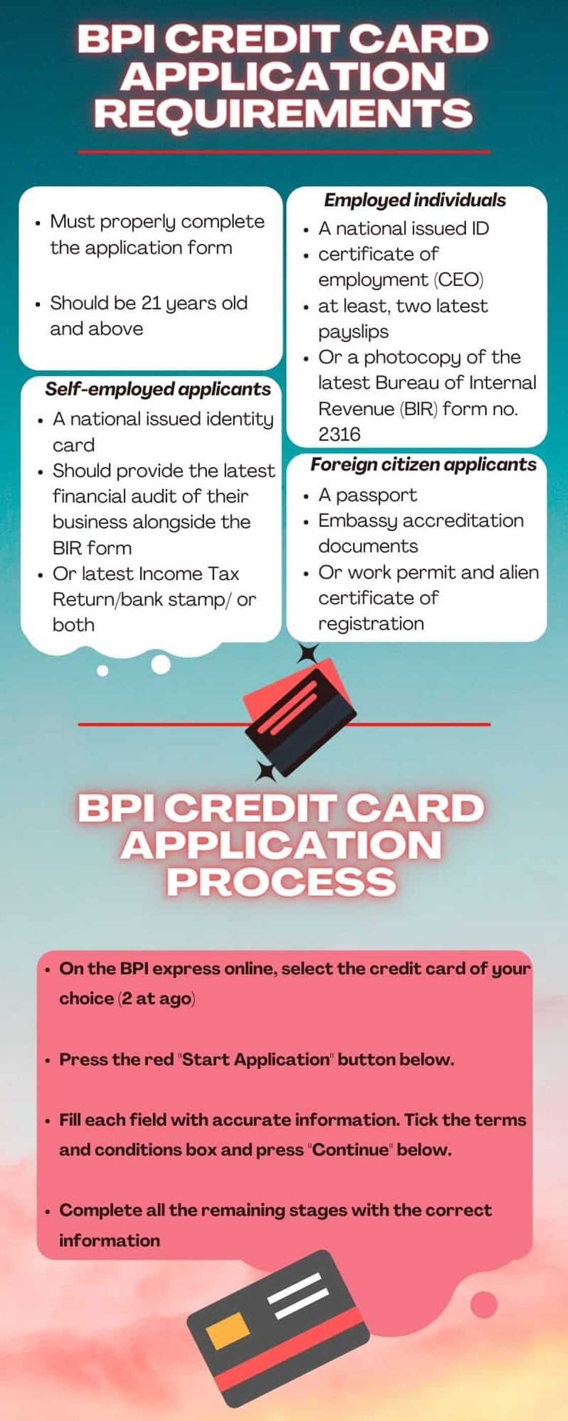 BPI credit card application BPI credit card application