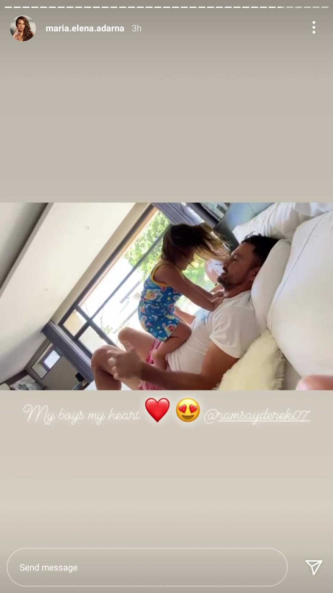 Ellen Adarna posts new video of Derek Ramsay bonding with her son Elias Ellen Adarna posts new video of Derek Ramsay bonding with her son Elias