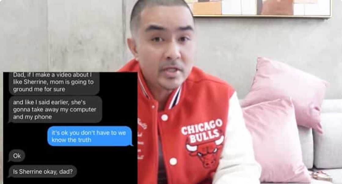 Pambansang Kolokoy, pinakita ang screenshot ng umano'y mensahe ng anak niya Pambansang Kolokoy, pinakita ang screenshot ng umano'y mensahe ng anak niya