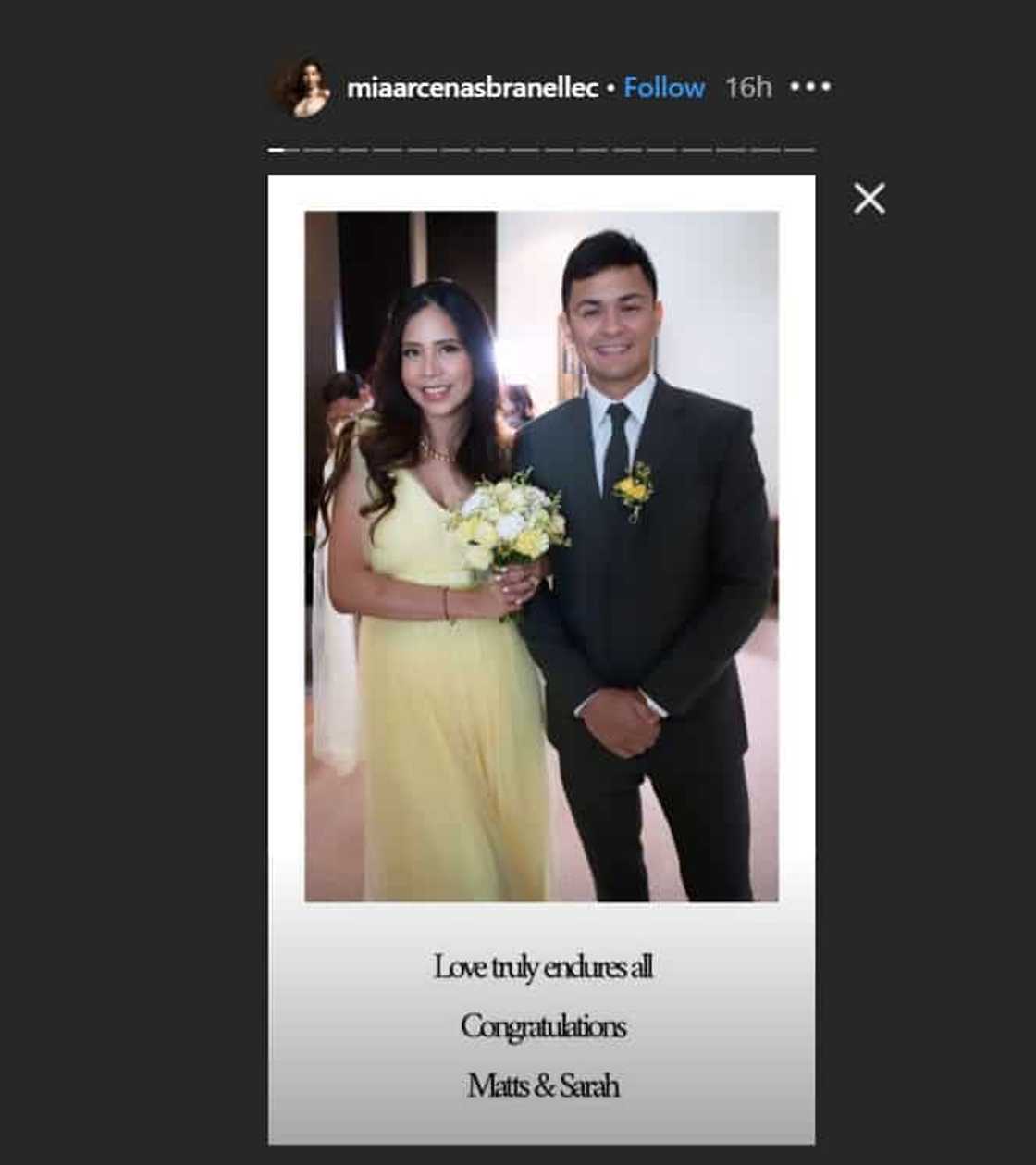 Matteo Guidicelli's cousin posts pictures of the newlywed couple Matteo Guidicelli's cousin posts pictures of the newlywed couple