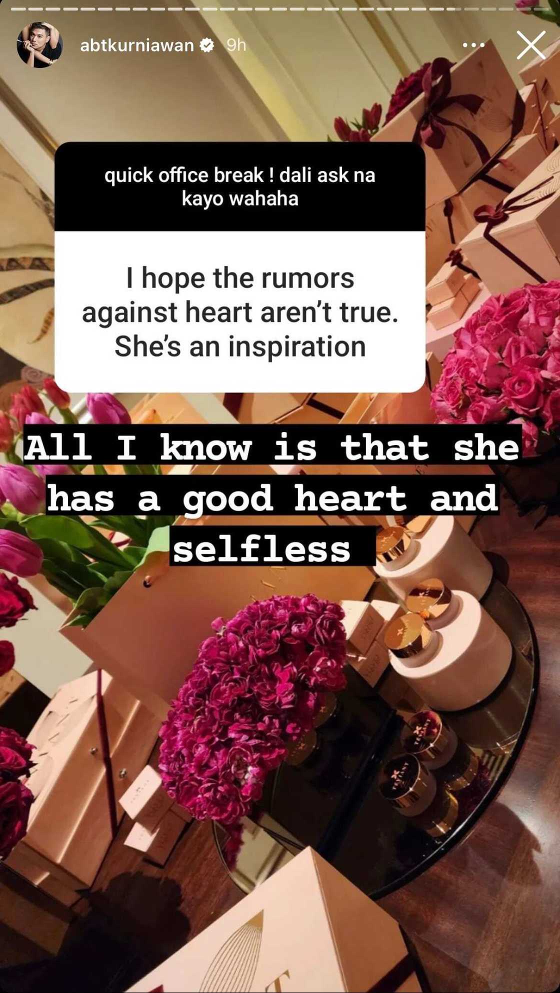 Dating makeup artist ni Heart Evangelista, nagsalita na: "She has a good heart" Dating makeup artist ni Heart Evangelista, nagsalita na: "She has a good heart"