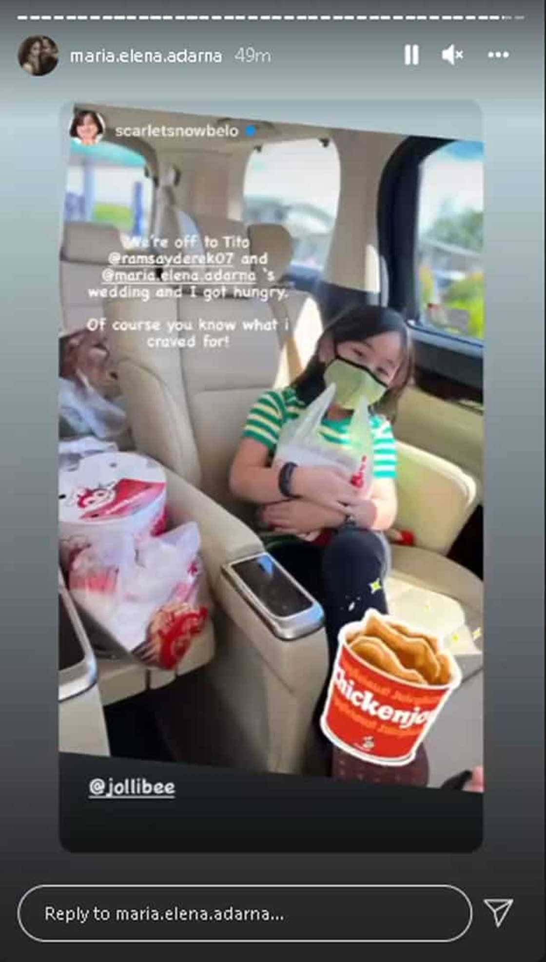Scarlet Snow Belo: "We're off to Tito @ramsayderek07 and @maria.elena.adarna's wedding" Scarlet Snow Belo: "We're off to Tito @ramsayderek07 and @maria.elena.adarna's wedding"
