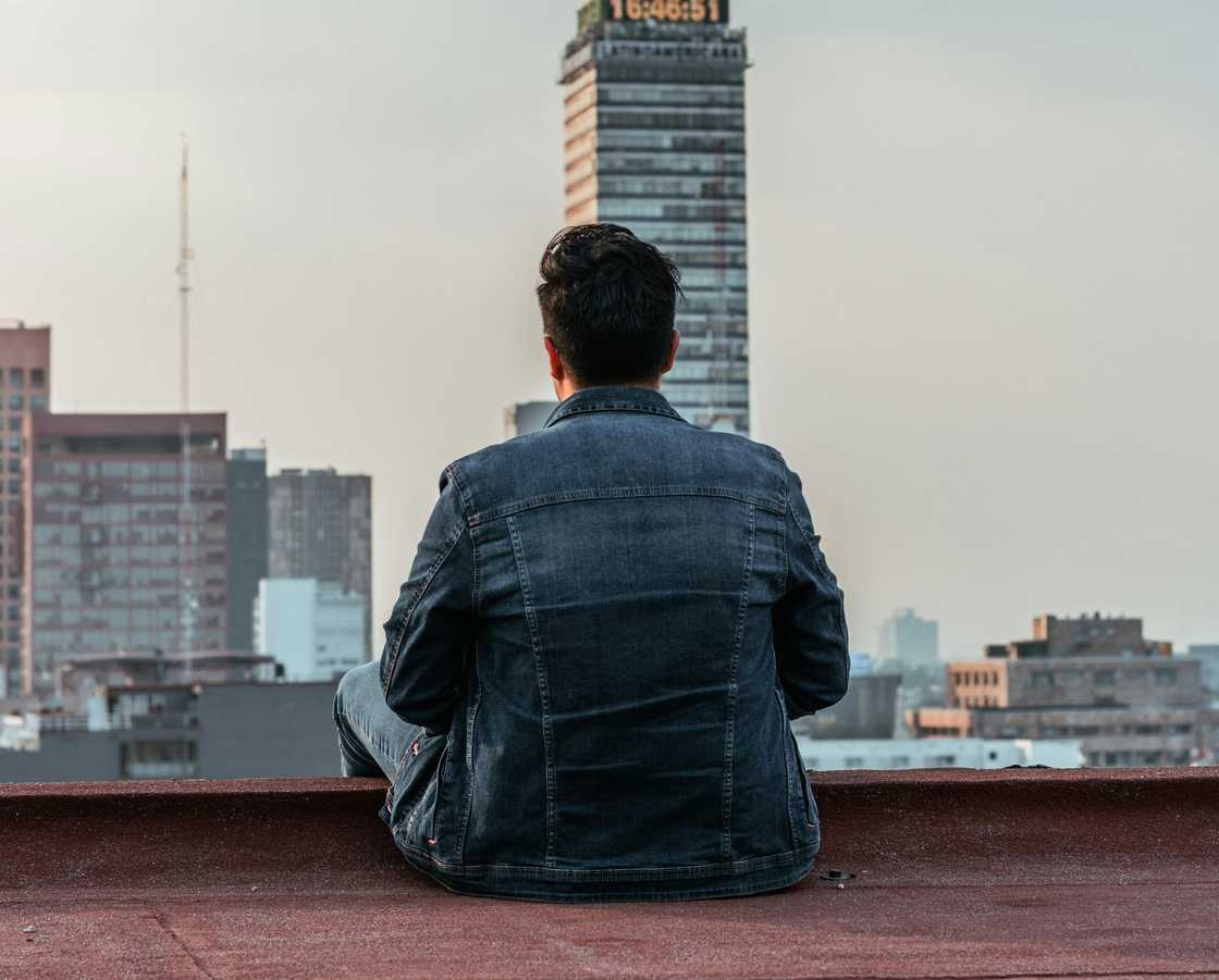 A relaxed man A relaxed man