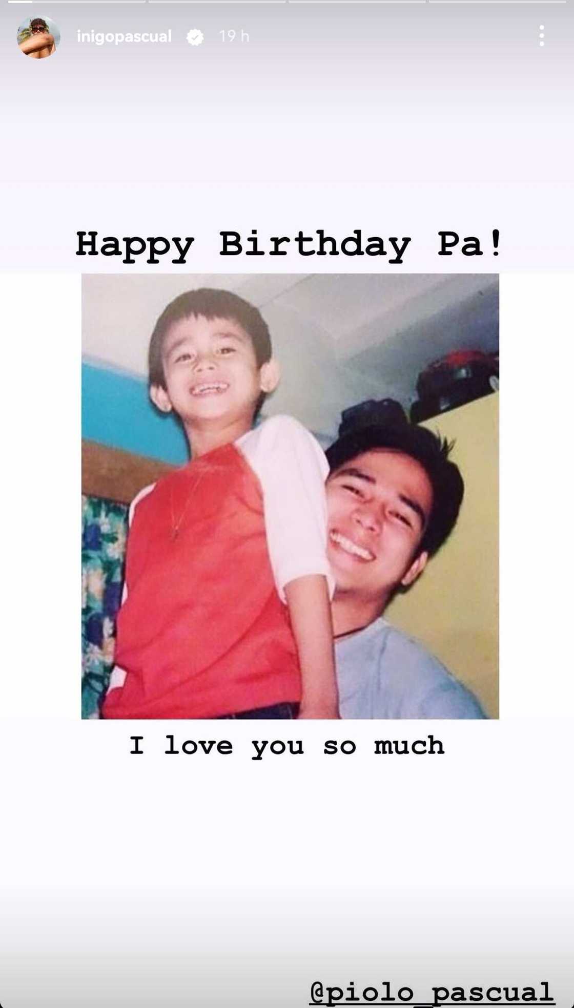 Iñigo Pascual on showing his dad Piolo’s pics to people: “they get surprised”