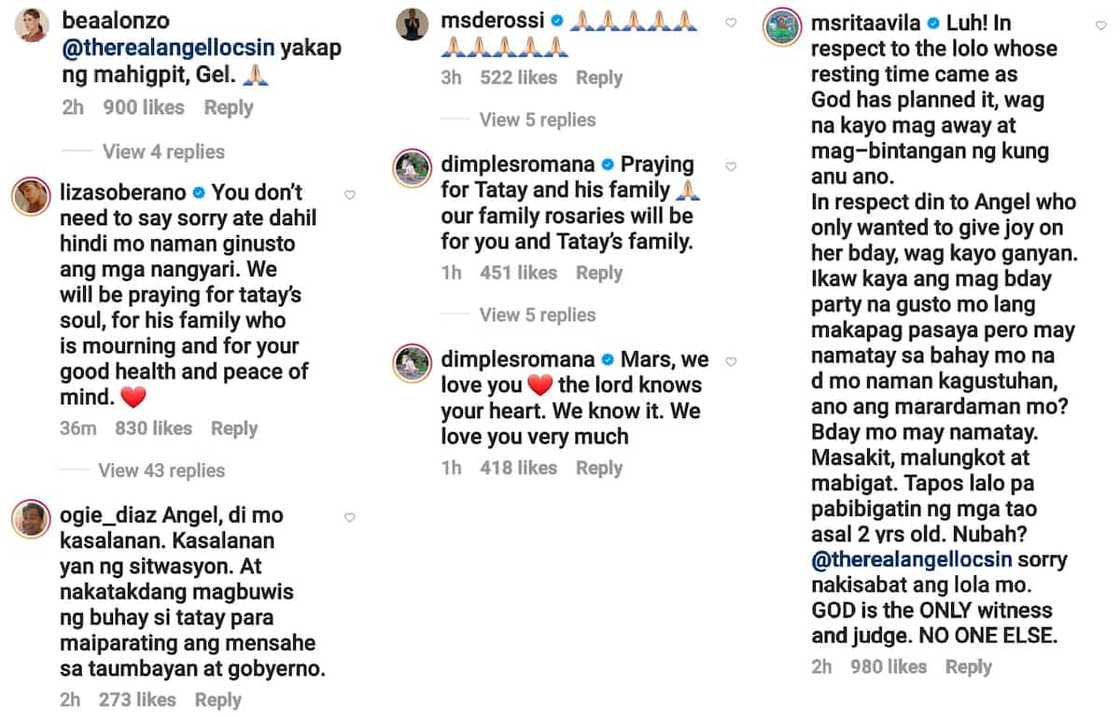 Celebrities defend, comfort Angel Locsin after senior dies in her community pantry Celebrities defend, comfort Angel Locsin after senior dies in her community pantry