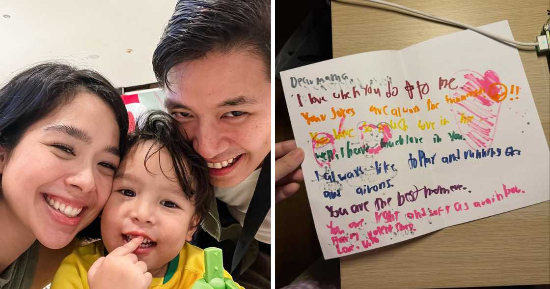 Saab Magalona, ibinida ang letter na natanggap mula kay Vito nitong Valentine's Day (Photos: @saabmagalona) Saab Magalona, ibinida ang letter na natanggap mula kay Vito nitong Valentine's Day (Photos: @saabmagalona)