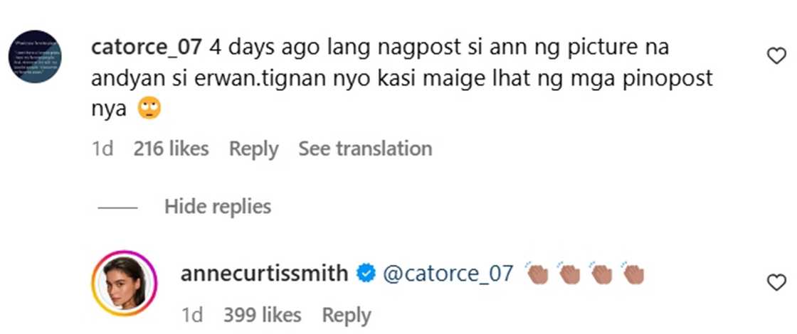 Anne Curtis/@annecurtissmith Anne Curtis/@annecurtissmith