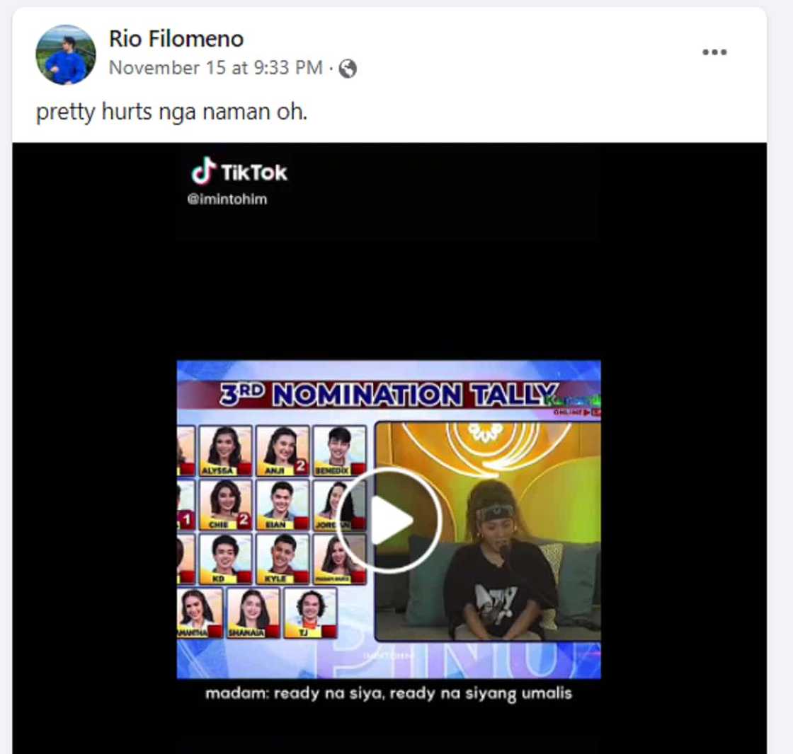 Kapatid ni Chie Filomeno, nag-react sa komento ni Madam Inutz sa aktres: "pretty hurts nga naman oh" Kapatid ni Chie Filomeno, nag-react sa komento ni Madam Inutz sa aktres: "pretty hurts nga naman oh"