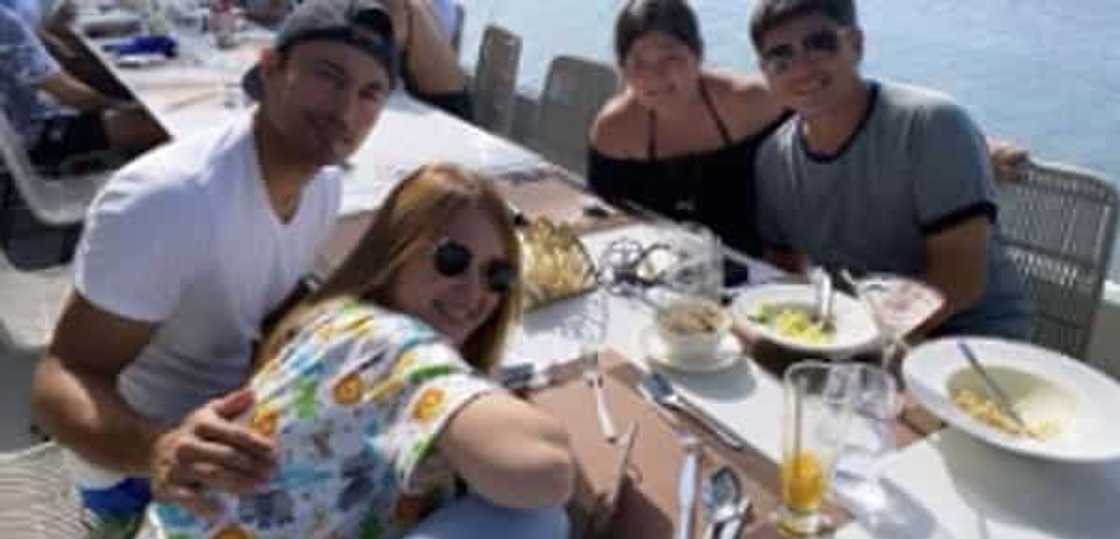 New photos of Ellen Adarna and son Elias with Derek Ramsay and family, viral