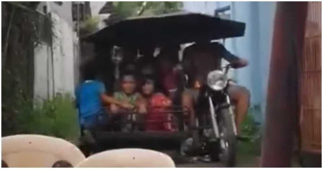 Party na kaunti lang ang dumalo, nakapagpasaya ng hinakot na mga bata sa kalye