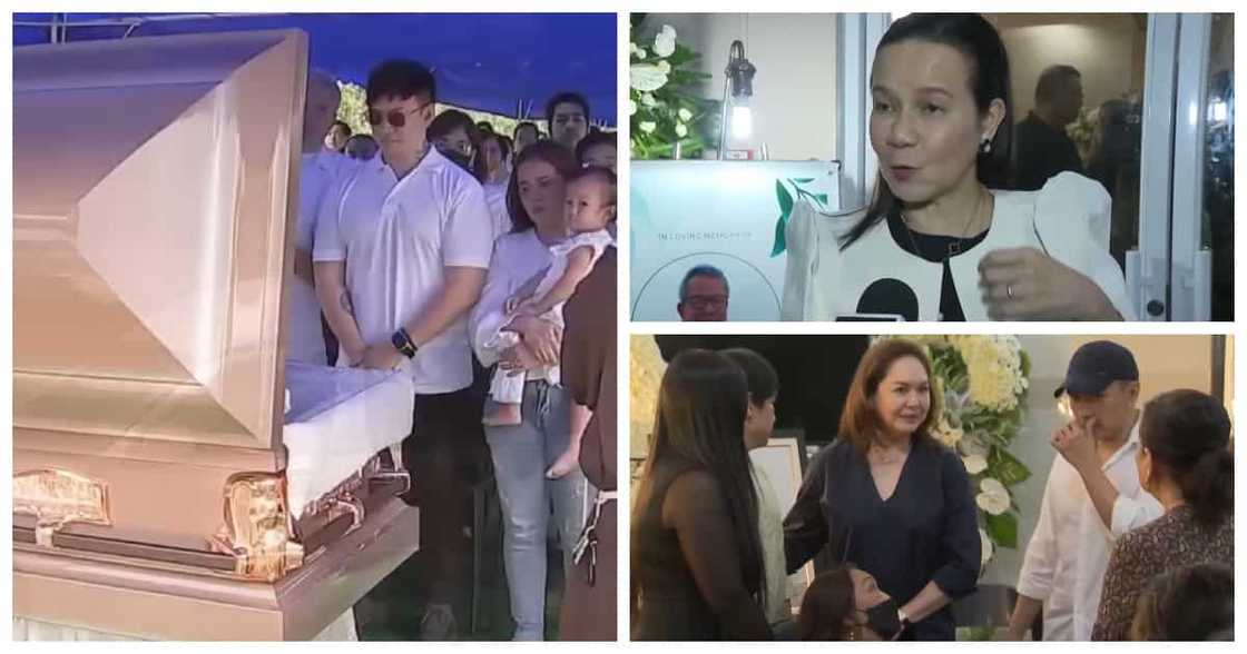 Mga emosyonal na eksena sa libing ni Mario Dumaual, nag-viral na (Screenshots from TV Patrol / ABS-CBN)