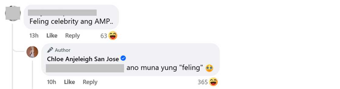 Chloe San Jose, may witty na sagot sa nega comments sa pics niya with celebs sa ABS-CBN Ball Chloe San Jose, may witty na sagot sa nega comments sa pics niya with celebs sa ABS-CBN Ball