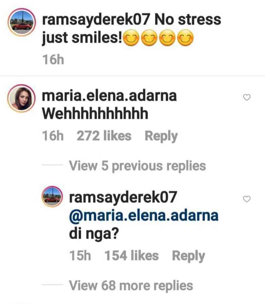 Derek Ramsay, Ellen Adarna's exchange of messages sends "kilig" to netizens Derek Ramsay, Ellen Adarna's exchange of messages sends "kilig" to netizens