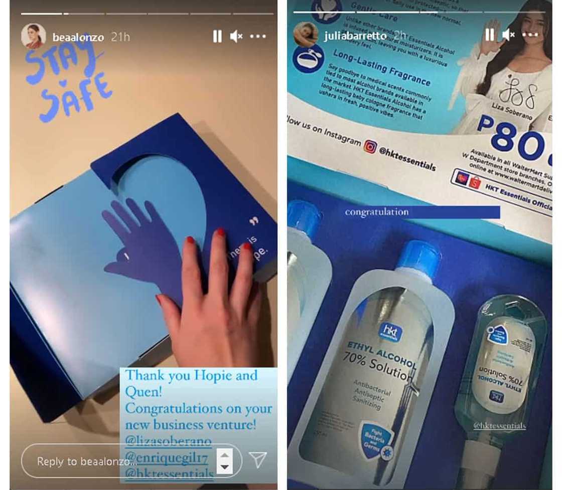 Julia Barretto and Bea Alonzo try to outdo each other on Instagram; each posting their thanks to same product Julia Barretto and Bea Alonzo try to outdo each other on Instagram; each posting their thanks to same product