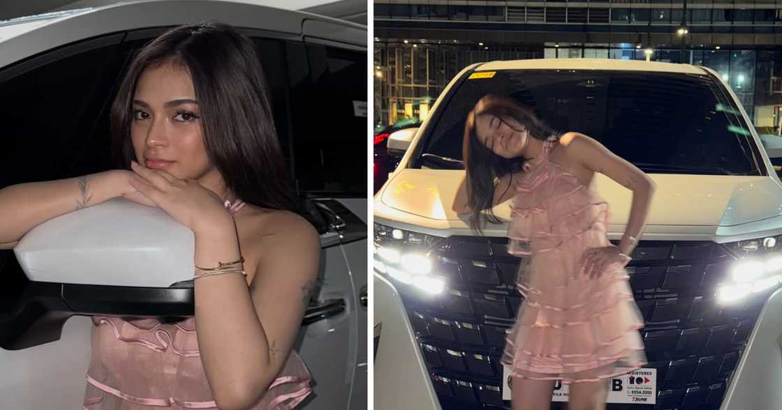 Mika Salamanca buys new car: "Just checked this one straight off my 2025 vision board" (@mikslmnc)
