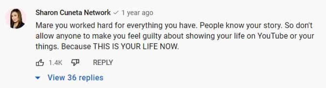 Sharon Cuneta’s comment on Jinkee Pacquiao's private beach tour vlog in 2020 resurfaces: “You worked hard” Sharon Cuneta’s comment on Jinkee Pacquiao's private beach tour vlog in 2020 resurfaces: “You worked hard”