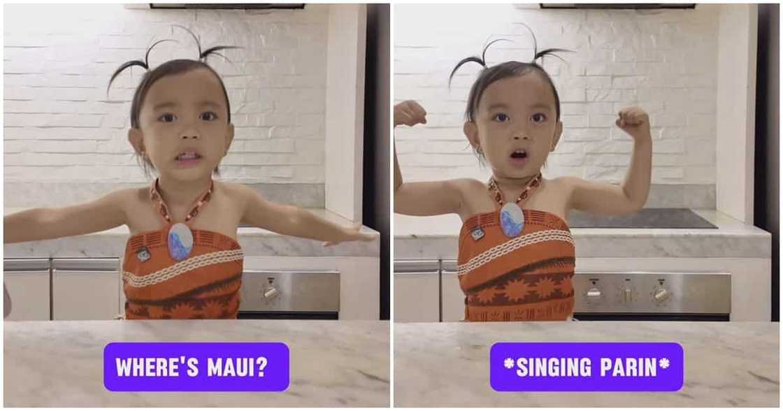 Unboxing video ni Sarina Hilario bilang si 'Moana', kinagiliwan ng netizens Unboxing video ni Sarina Hilario bilang si 'Moana', kinagiliwan ng netizens