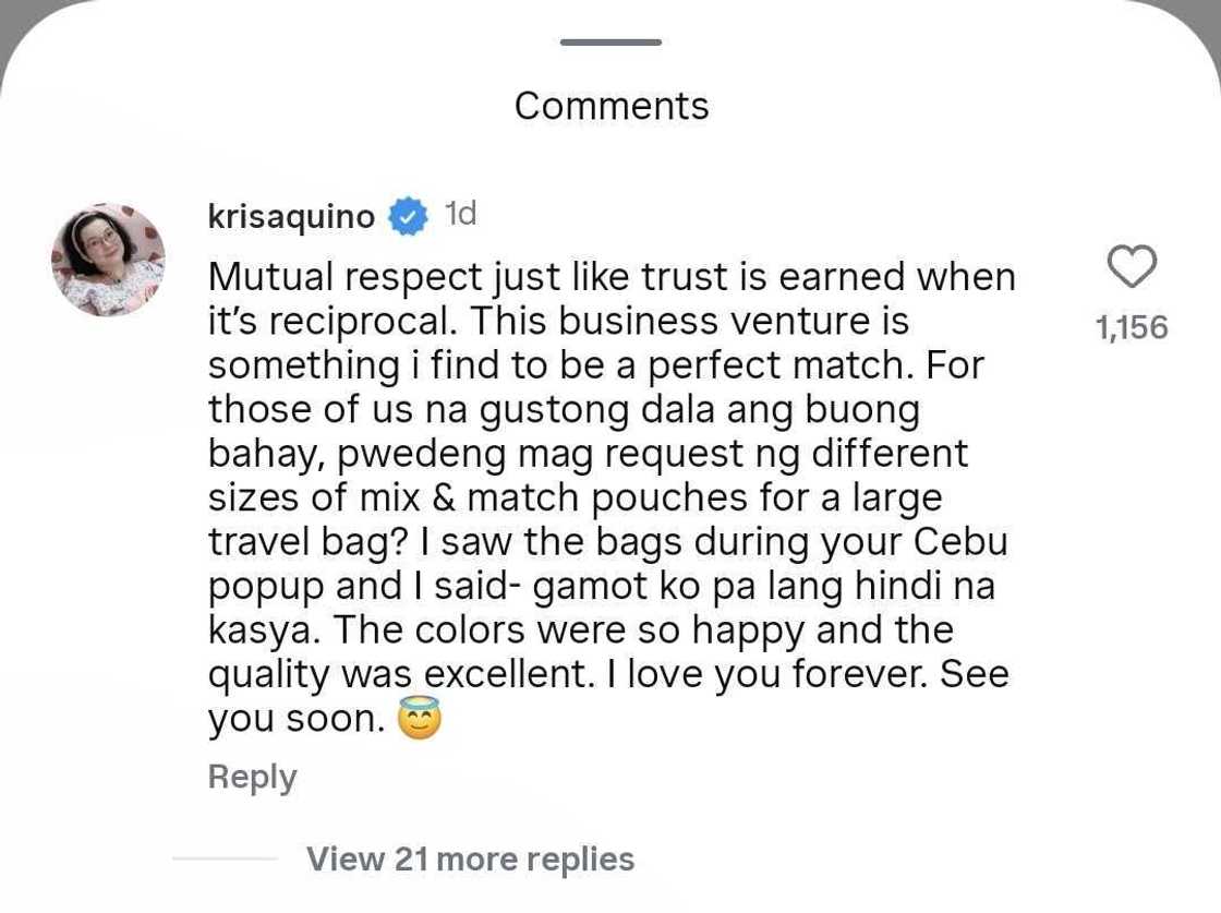 Kris Aquino praises Kim Chiu's business success; makes special request Kris Aquino praises Kim Chiu's business success; makes special request