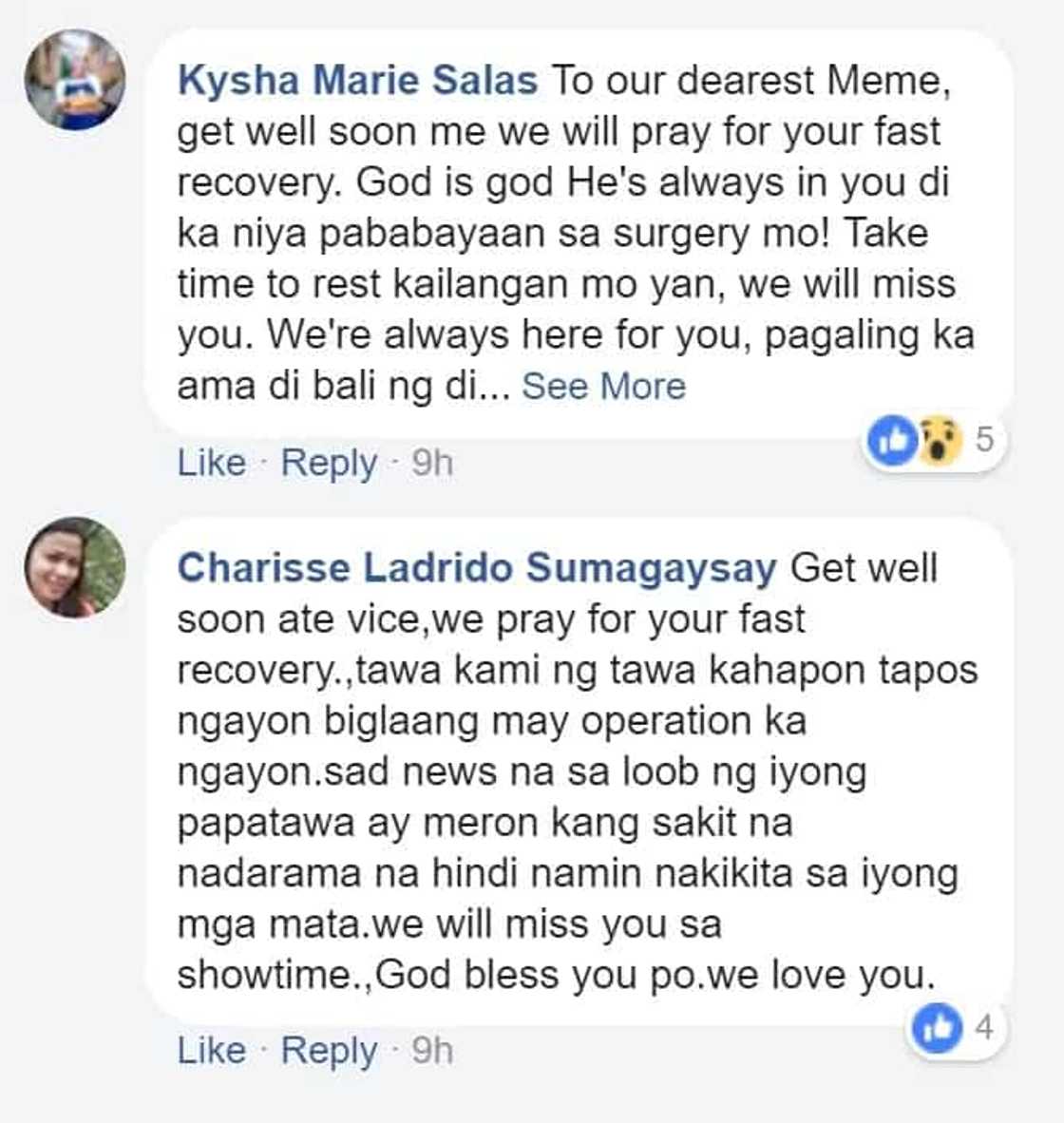 Marami talaga nagmamahal sa kanya! Netizens send their get well wishes for Vice Ganda who will undergo operations for kidney stone removal Marami talaga nagmamahal sa kanya! Netizens send their get well wishes for Vice Ganda who will undergo operations for kidney stone removal